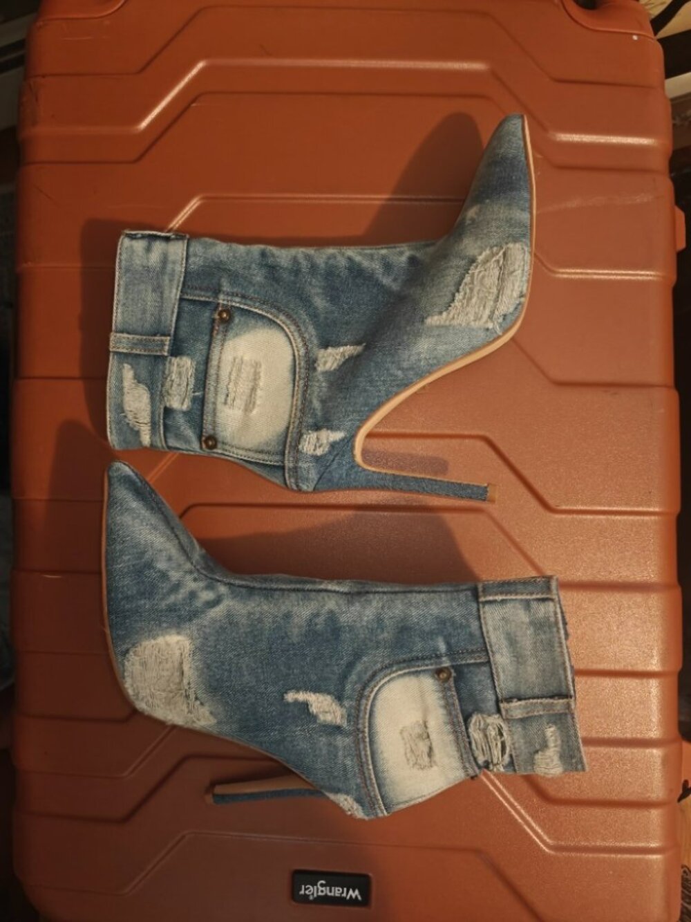 Cape Robbin Denim Stiletto Boots